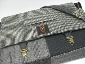 recycled messenger bag, briefcase