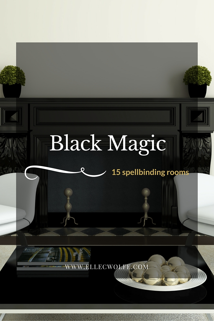 decorating ideas with black walls
