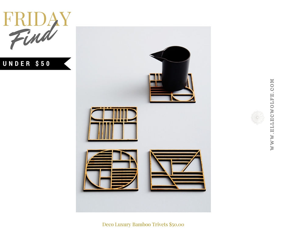 Friday Find Bamboo Trivets