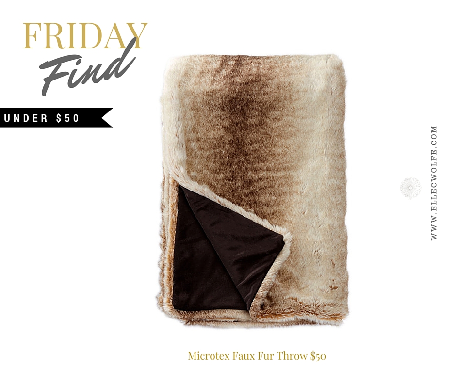 faux fur throw