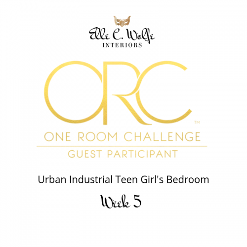One Room Challenge Week 5- Teen Girl Bedroom